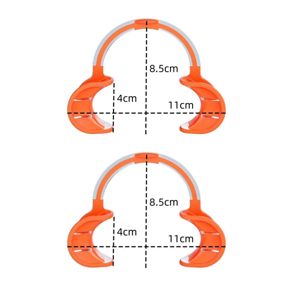Dental Mouth Opener Soft Silicone C-Shape Intraoral Lip Cheek Retractor Orthodontic Expander Dentistry Oral Care Tool Materials