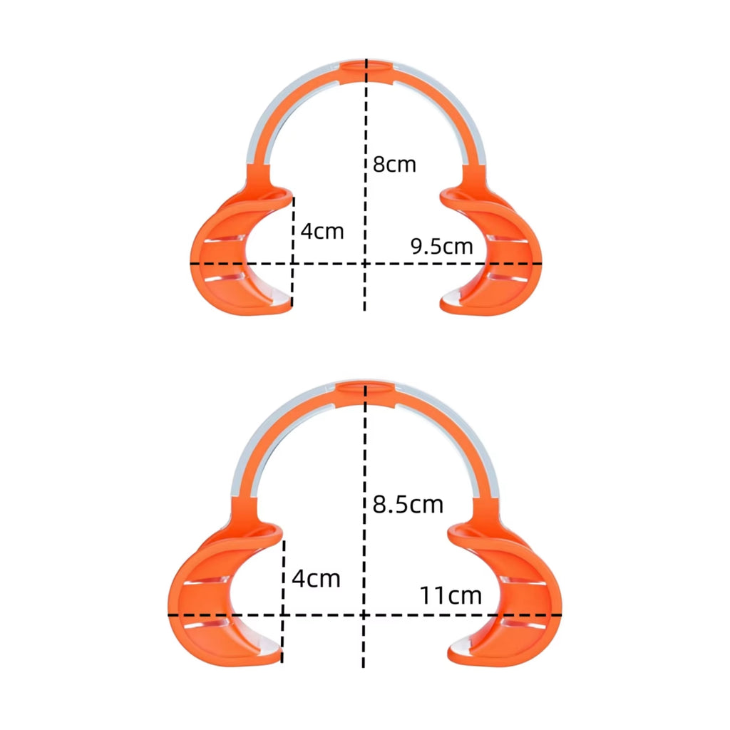 Dental Mouth Opener Soft Silicone C-Shape Intraoral Lip Cheek Retractor Orthodontic Expander Dentistry Oral Care Tool Materials