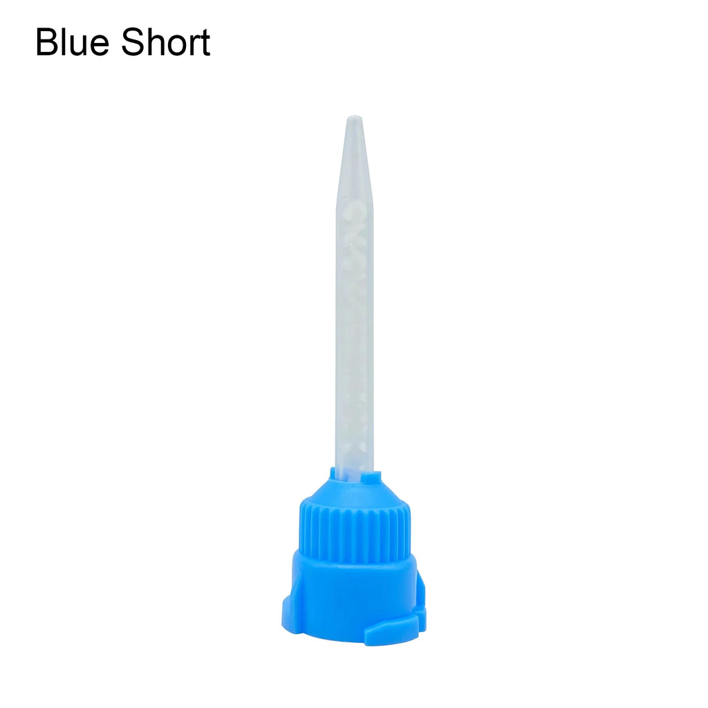 50Pcs Dental Materials Dentistry Silicone Rubber Conveying Mixing Head Disposable Impression Nozzles Mixing Tips Mixing Tube